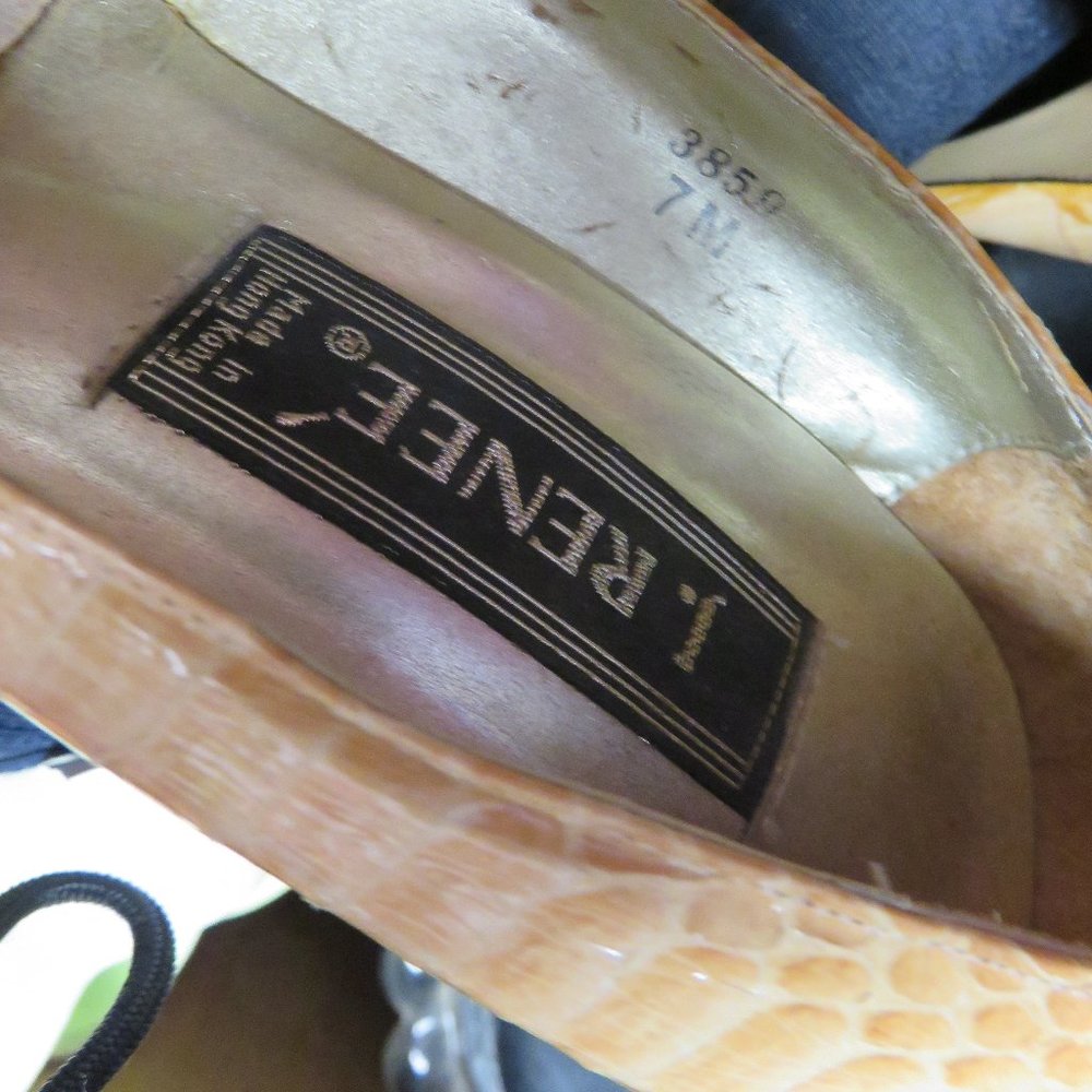 Beige J.RENEE BRAND SHOE * pump * snakeskin look 7 - Picture 5 of 5